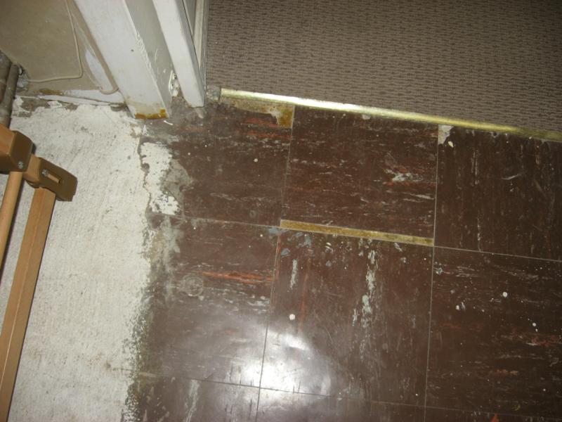 asbestos floor tiles in the home