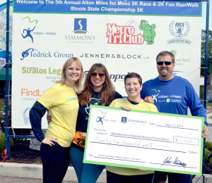 Miles for Meso Donates $30,000 to MARF