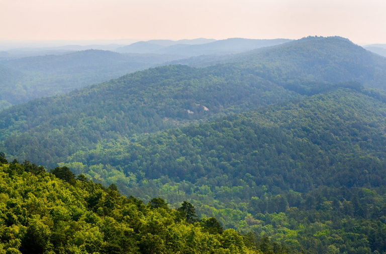 Mountain range in Arkansas