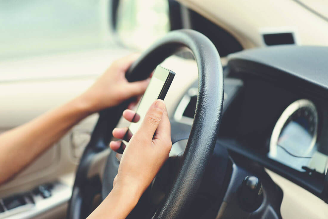 Distracted Driving background image
