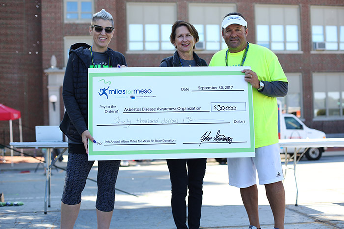 $30,000 Raised for Asbestos Disease Awareness Organization during 9th Annual Alton Miles for Meso 5K