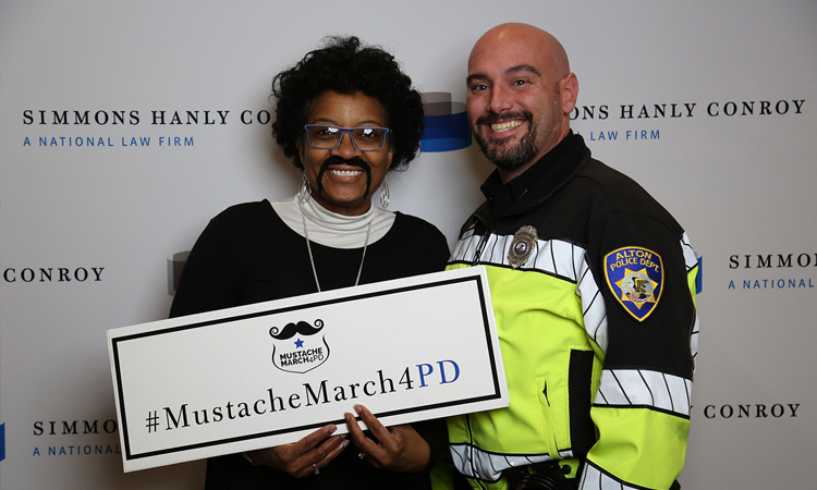 Simmons Hanly Conroy Supports MustacheMarch4PD