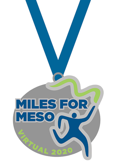 Miles for Meso 2020 Medal
