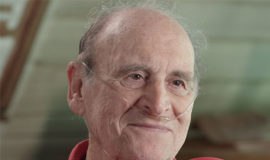 Walter: Mesothelioma Warrior and Simmons Hanly Conroy Client. An older man wearing an oxygen tube.