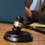 A gavel on a desk