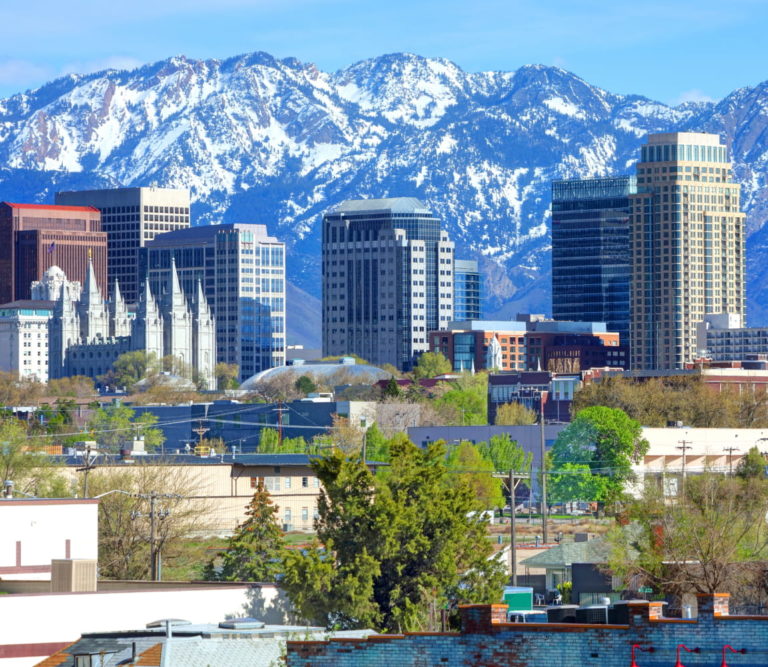Salt Lake City Utah skyline