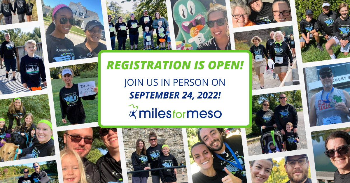 2022 Miles for Meso Registration Now Open July 11