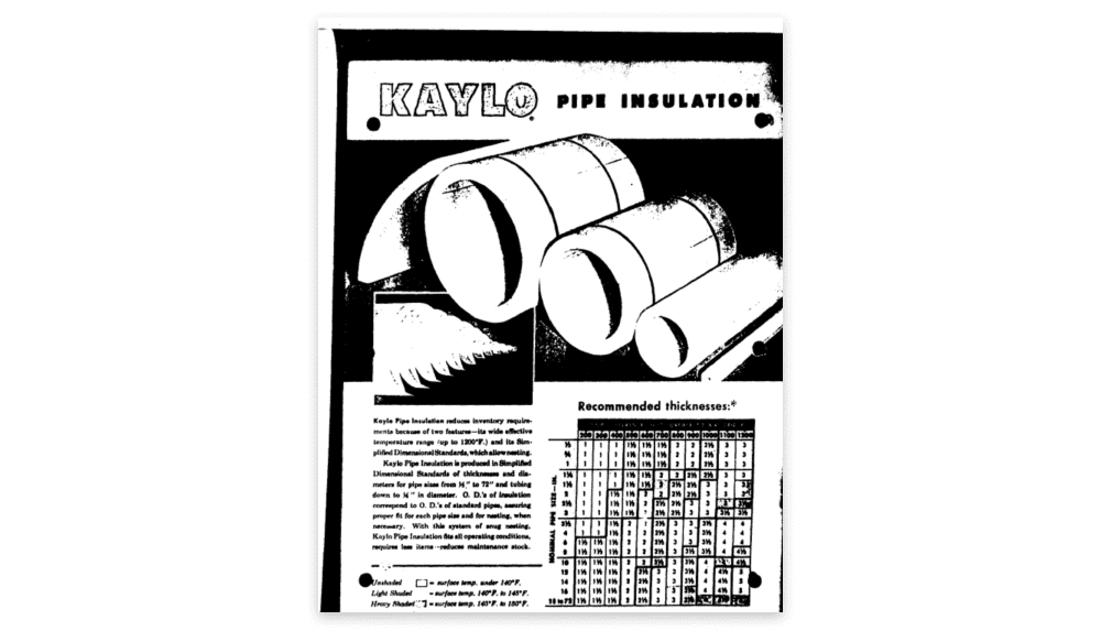 Owens Corning Asbestos Products background image