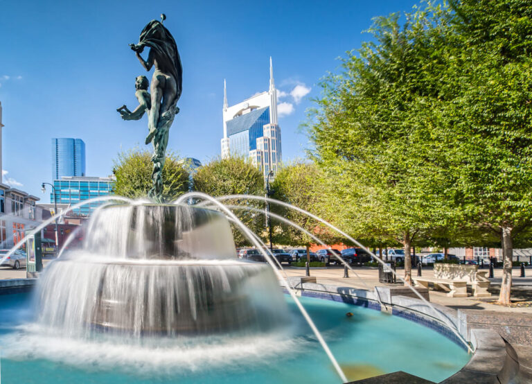 Water fountain in Nashville, TN