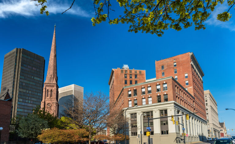 Beautiful downtown Buffalo, NY, USA