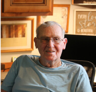 Art Putt, an older man with glasses