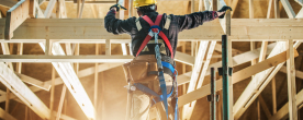 Worker at a construction site