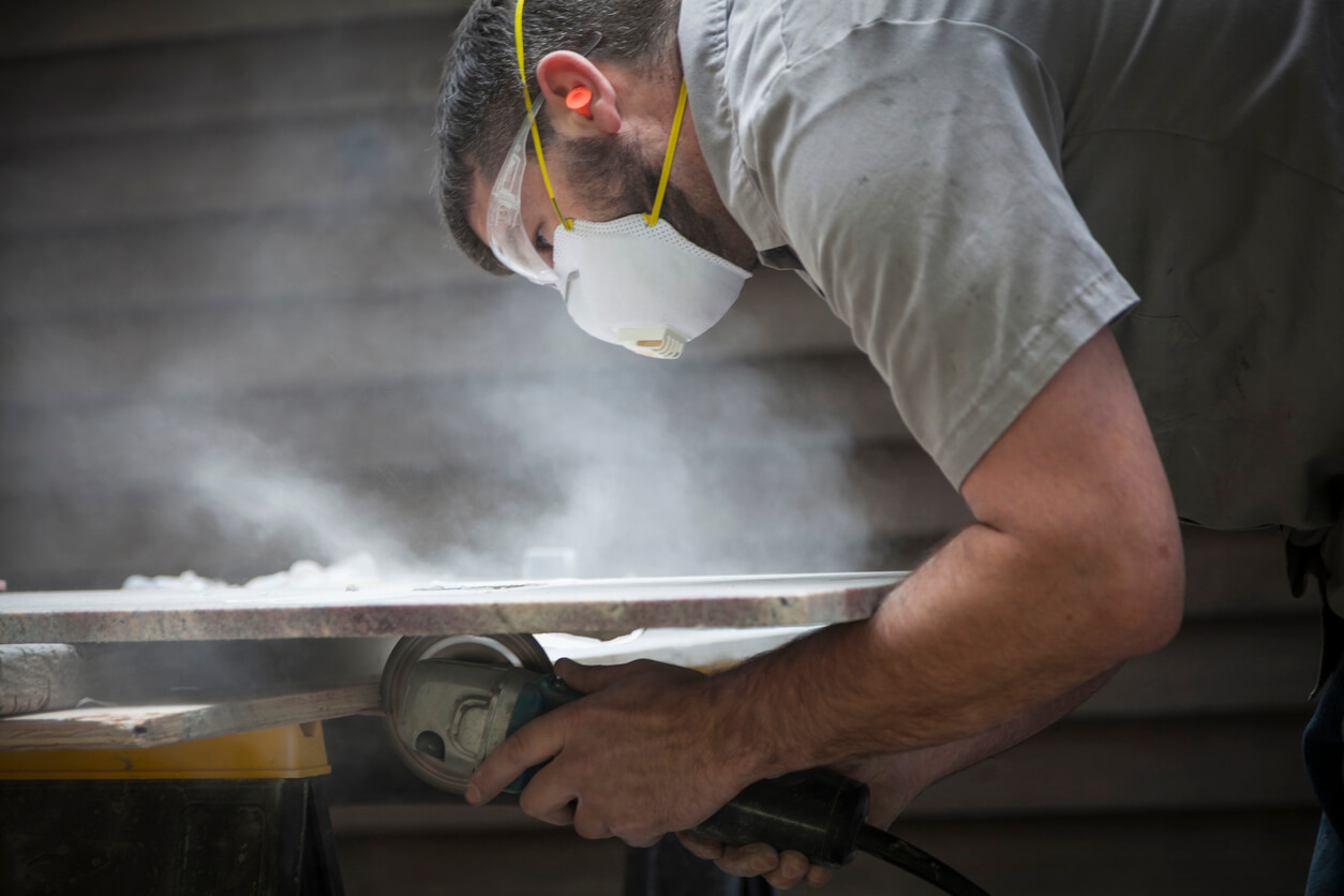 Engineered Stone Fabricators & Silica Dust Exposure background image