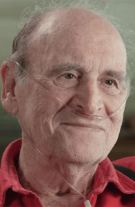 Walter, an older gentleman in a red shirt