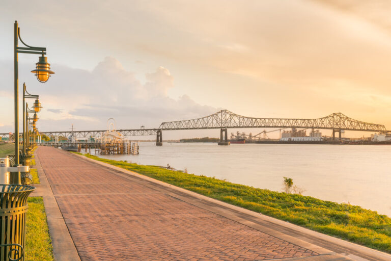 A bridge in Baton Rouge, LA