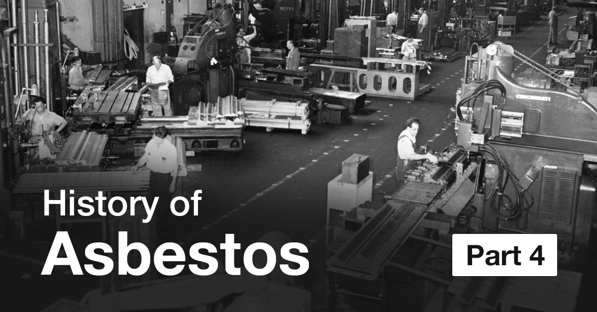 Asbestos products at shipyard