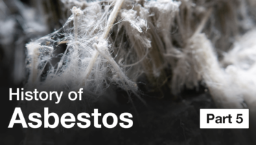 close up of asbestos fibers