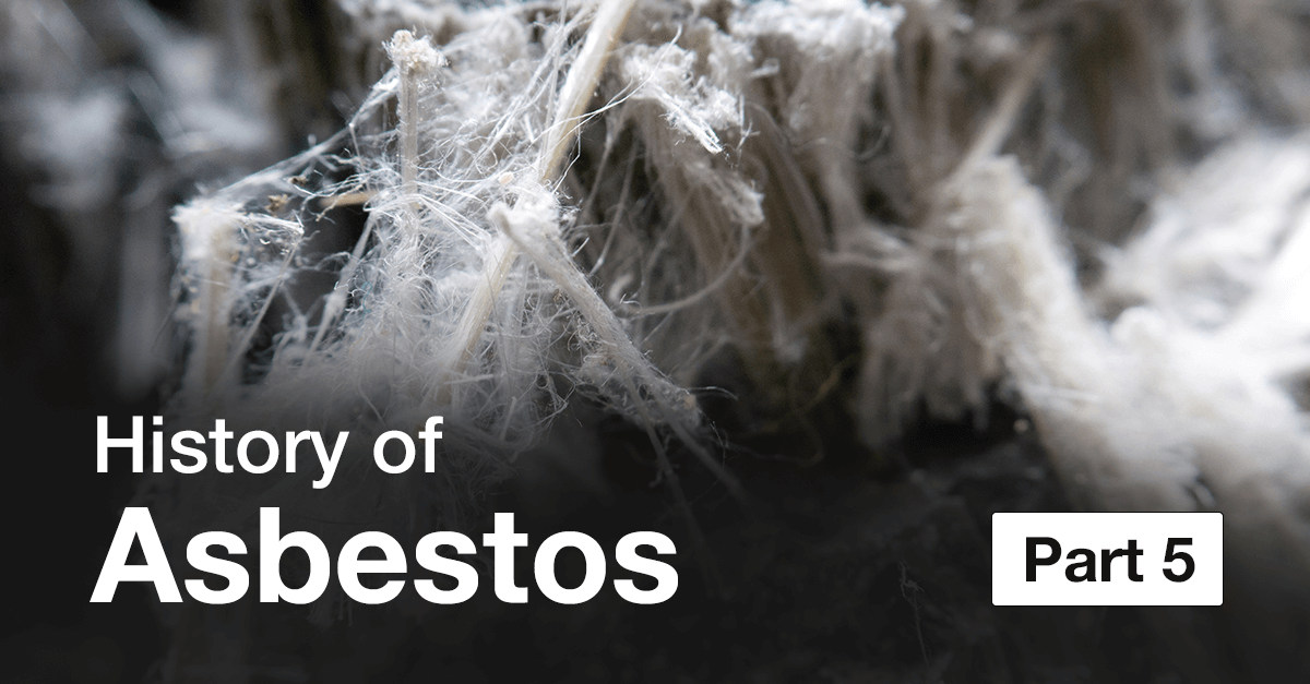 close up of asbestos fibers