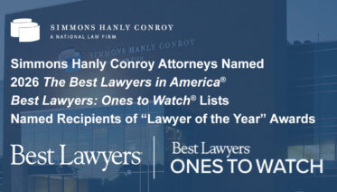 Simmons Hanly Conroy Attorneys Win Best Lawyers in America Awards in 2026