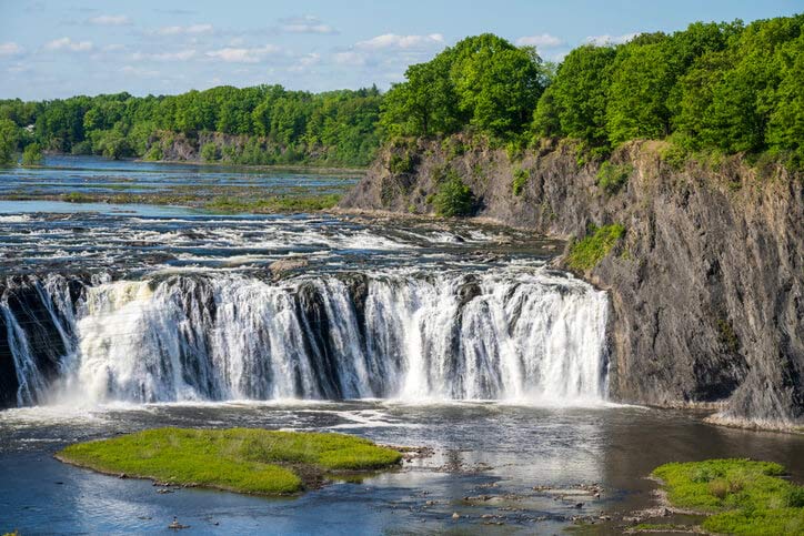 Small waterfalls in Albany, NY
