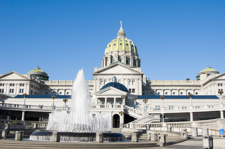 Pennsylvania State Capitol in Harrisburg, PA