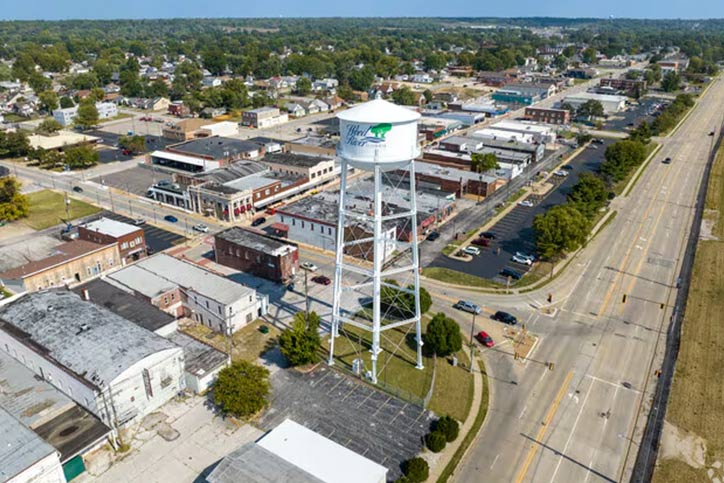 Downtown Wood River, Illinois