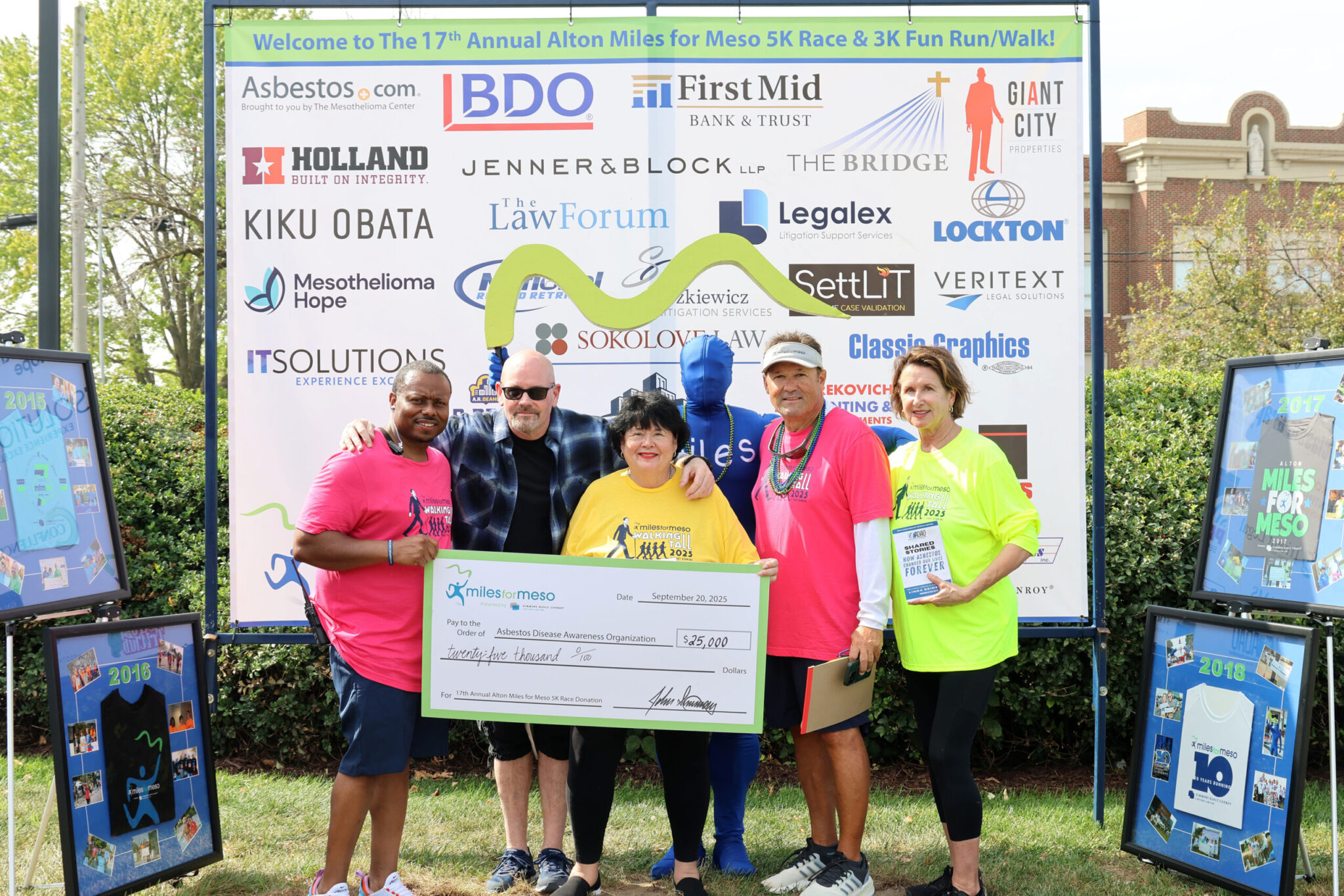 The 17th annual Miles for Meso raised $25,000 for ADAO