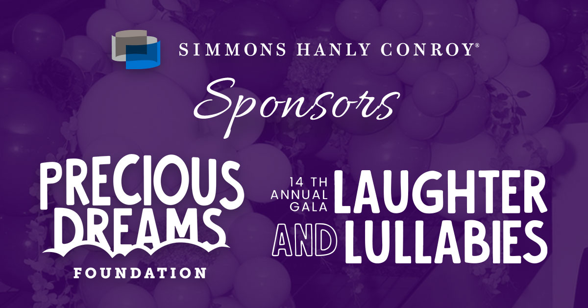 Simmons Hanly Conroy sponsored Precious Dreams Foundation's annual gala in October 2025