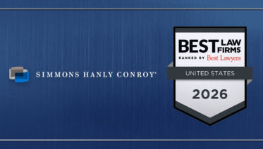 Simmons Hanly Conroy named Best Law Firm 2026