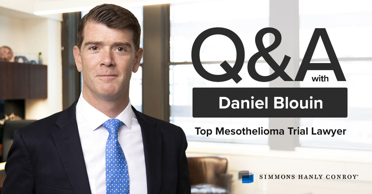Daniel Blouin, mesothelioma trial attorney