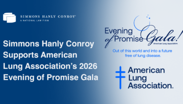 Leading Mesothelioma Law Firm Simmons Hanly Conroy Supports the American Lung Association's Evening of Promise 2026