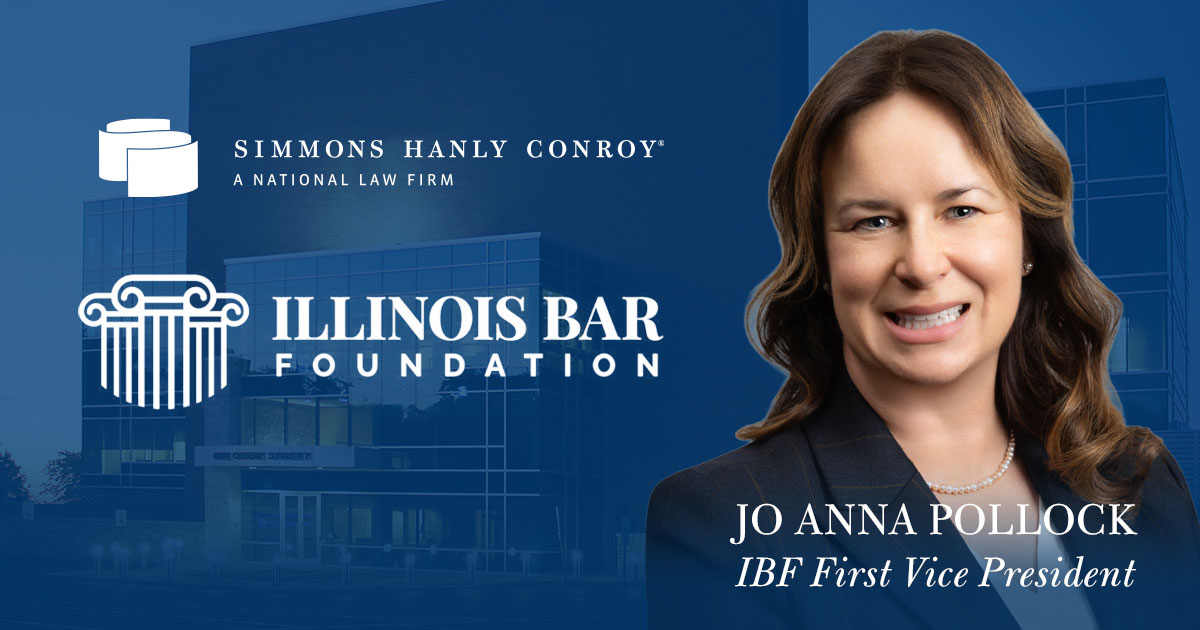 Jo Anna Pollock has been elected First Vice President of the Illinois Bar Foundation (2026)