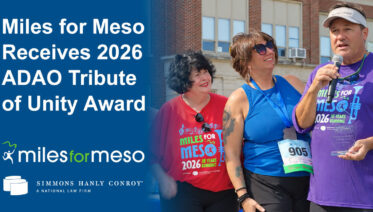 Simmons Hanly Conroy Receives the ADAO Tribute of Unity Award for Miles for Meso (2026)